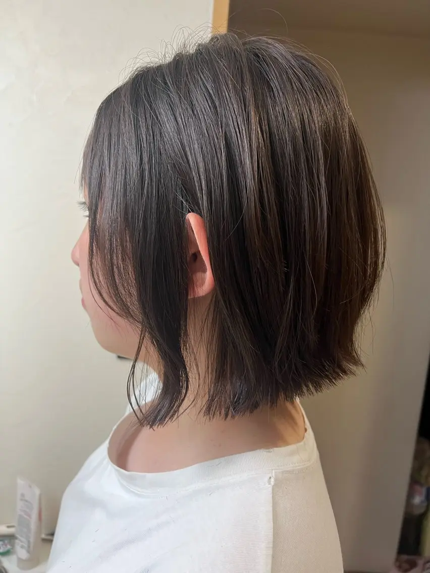 カット＋ワンカラー 《ボブ限定》の写真