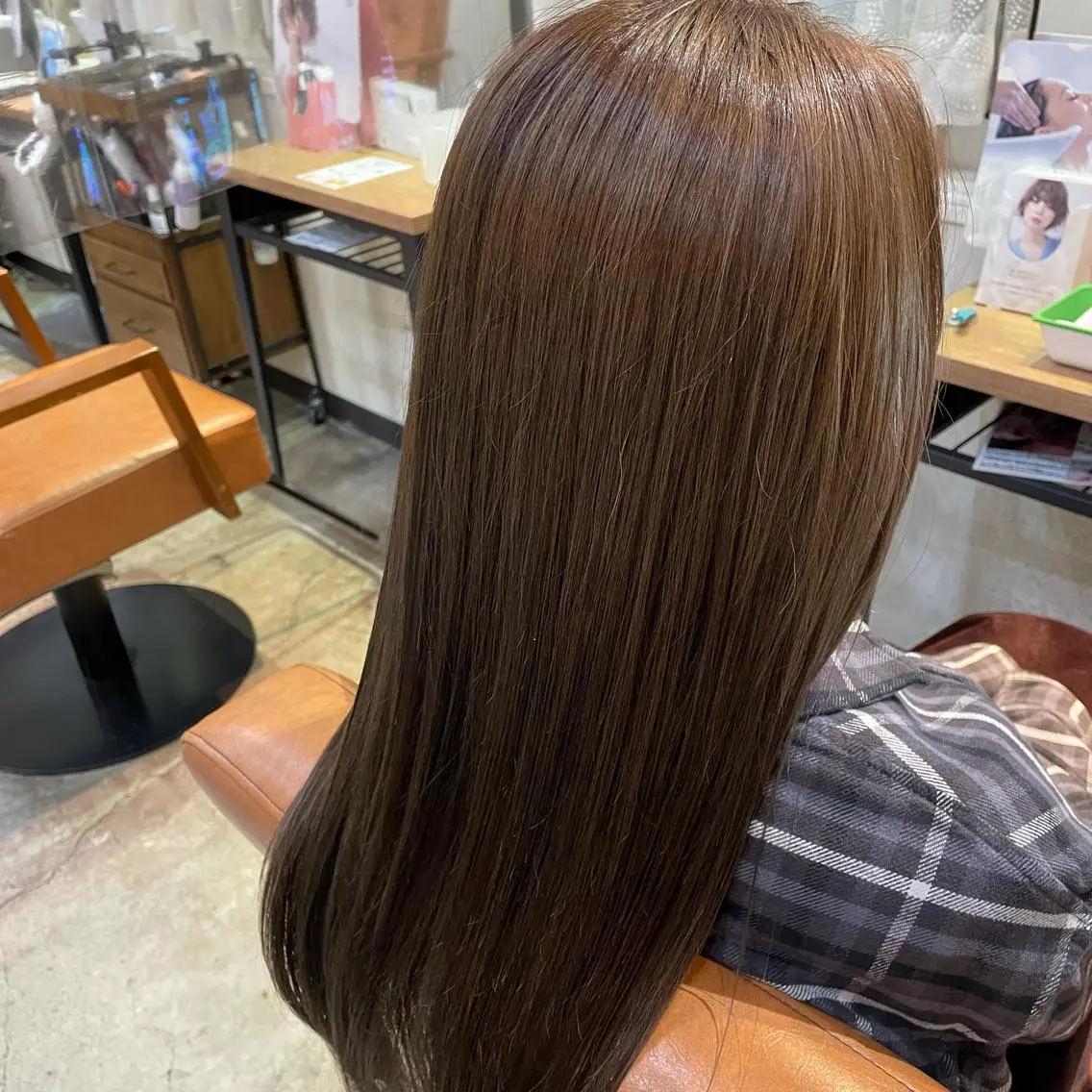 ロング カラー 北川 智海のヘアスタイル