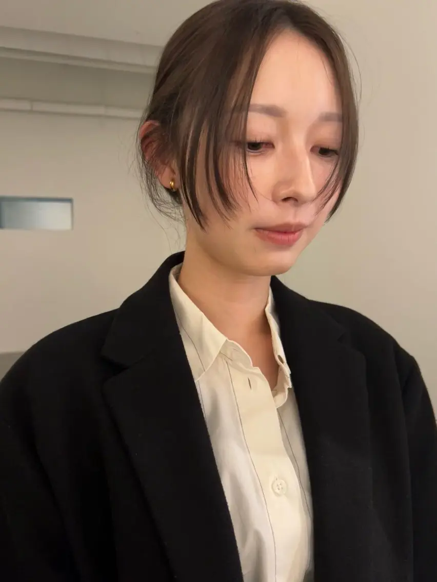 ミディアム カラー 三谷はるな /名古屋/本山のヘアスタイル