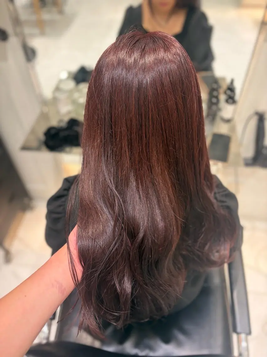 ロング カラー ブリーチ ダブルカラー ラベンダーカラー ラベンダーピンク ブリーチなしカラー 🌺錦糸町/ブリーチ ハナのヘアスタイル