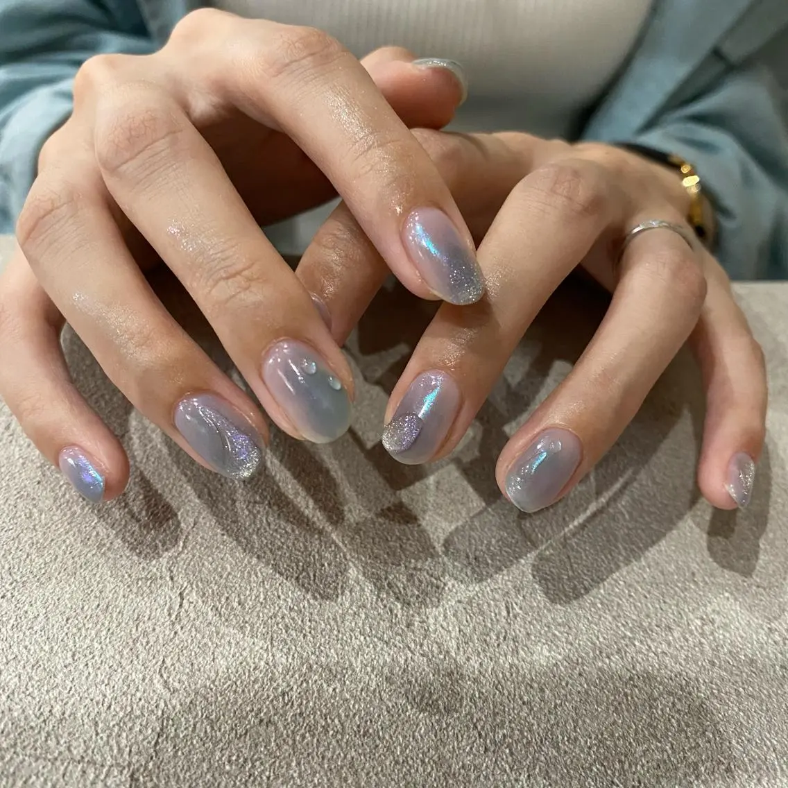 カラー ネイル scre as Etelのネイルデザイン