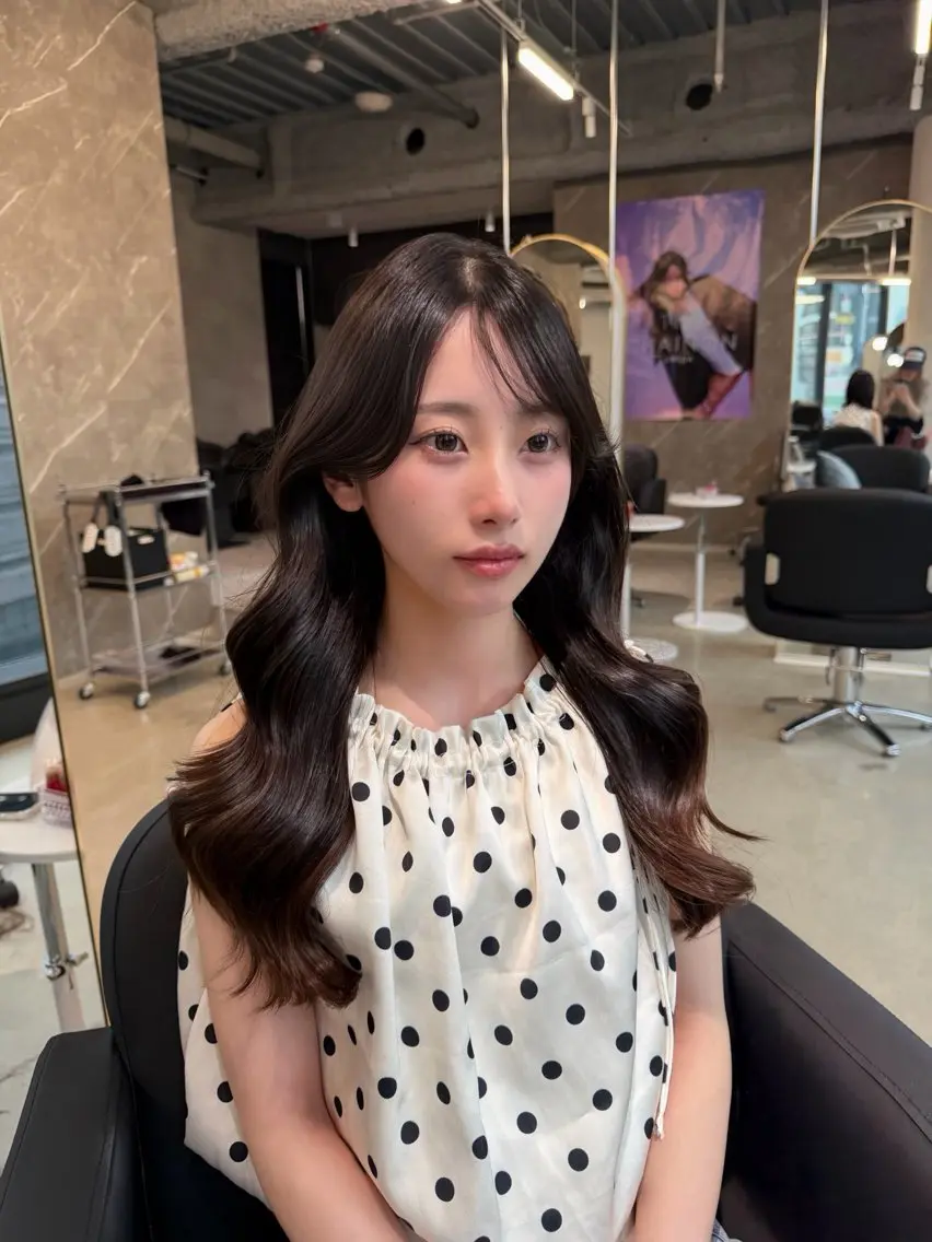 ロング caho／大阪梅田 韓国ヘア♡のヘアスタイル