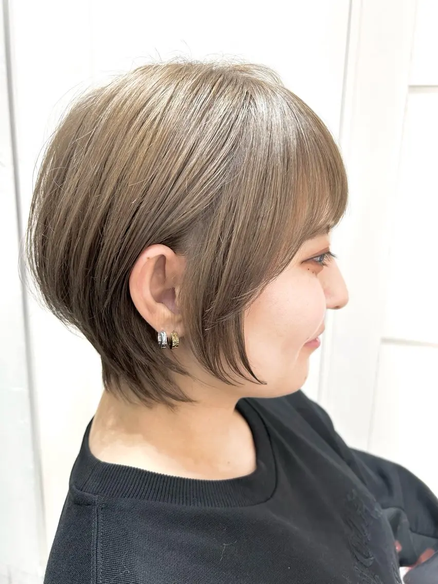 ショート 似合わせボブ🫧 丸みショート藤本のヘアスタイル
