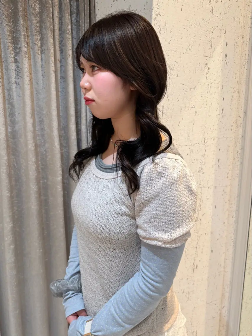 ロング カラー ブラウンカラー ヘアカラー トリートメント mai / linoah˚✧のヘアスタイル