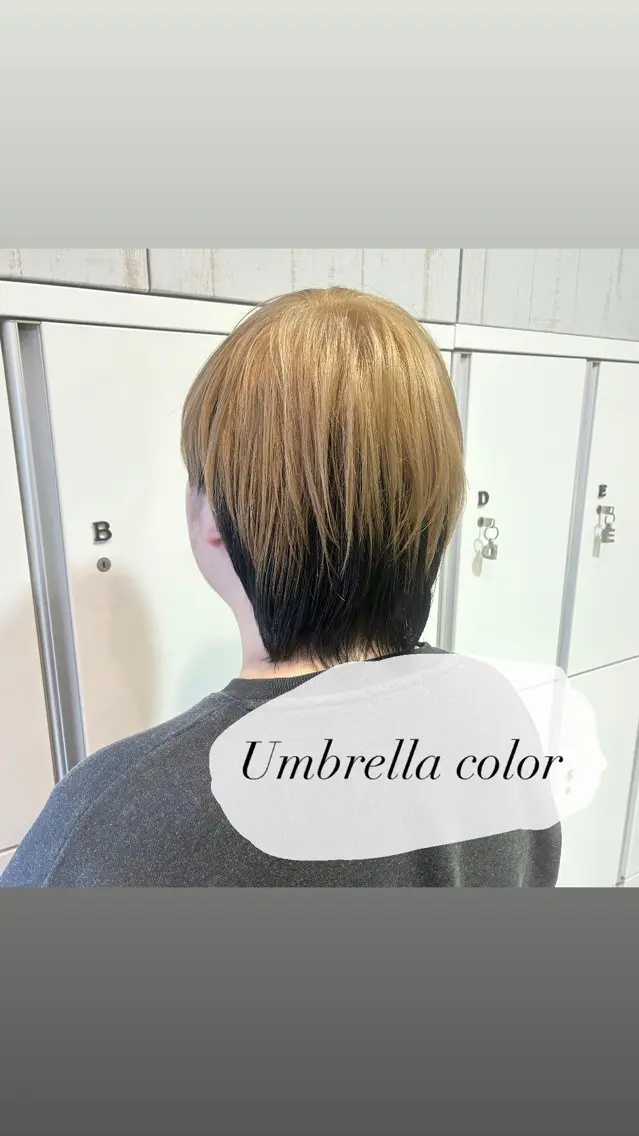 ショート カラー メンズ カット ミルクティーベージュ / 暖色カラー/麻帆のヘアスタイル