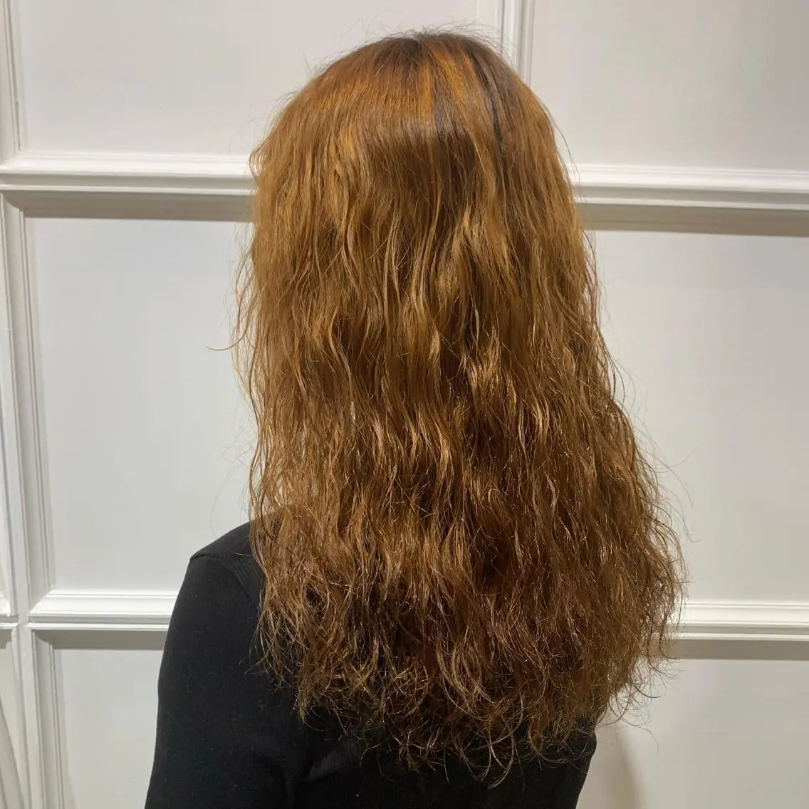 ロング パーマ ヘアアレンジ ロング 髪質改善カラー&TR 縮毛矯正/弱酸性矯正のヘアスタイル