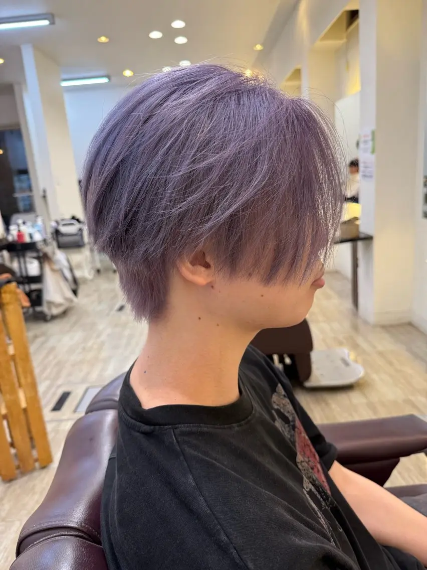 カラー メンズ 永井 天斗のヘアスタイル