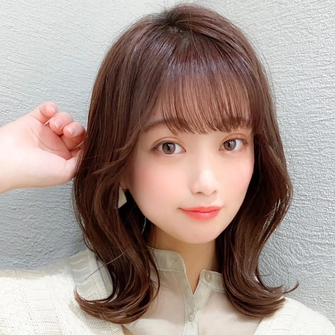 【保湿&手触り️⭕️】カット+艶カラー+艶トリートメント♪の写真