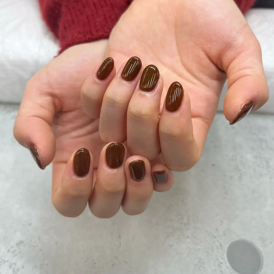 ネイル ワンカラーネイル MAXKELLY リンカ🐻‍❄️のネイルデザイン