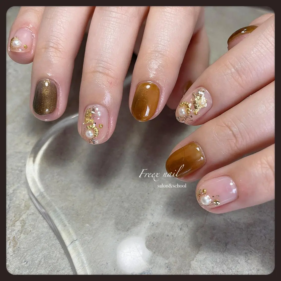 ネイル ハンドネイル ハンドケア freex nail /ニュアンス/個性派のネイルデザイン