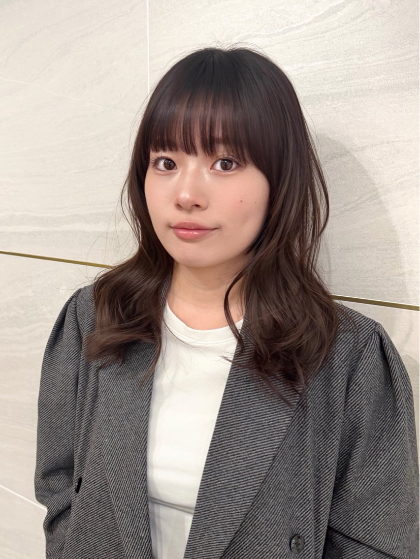 ミディアム カット ヘアカラー 🌿似合わせ/透明感 /メンズも◎/チサのヘアスタイル