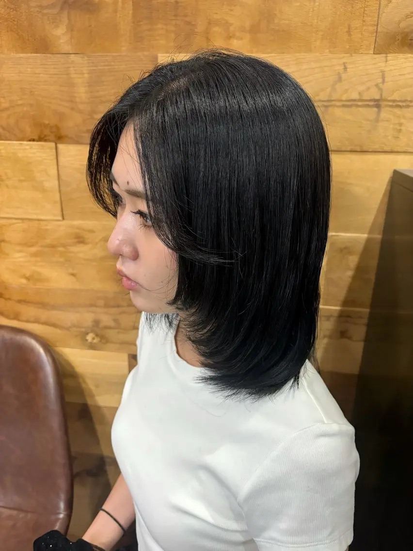 【✨ミニモ初回限定✨】前髪カット+ケアカラー(白髪染め可)の写真