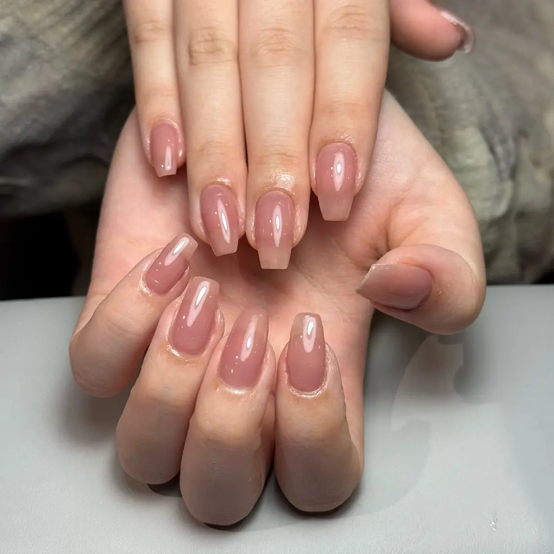 hand🧸【ちゅるんシアー ワンカラー】￥5500の写真