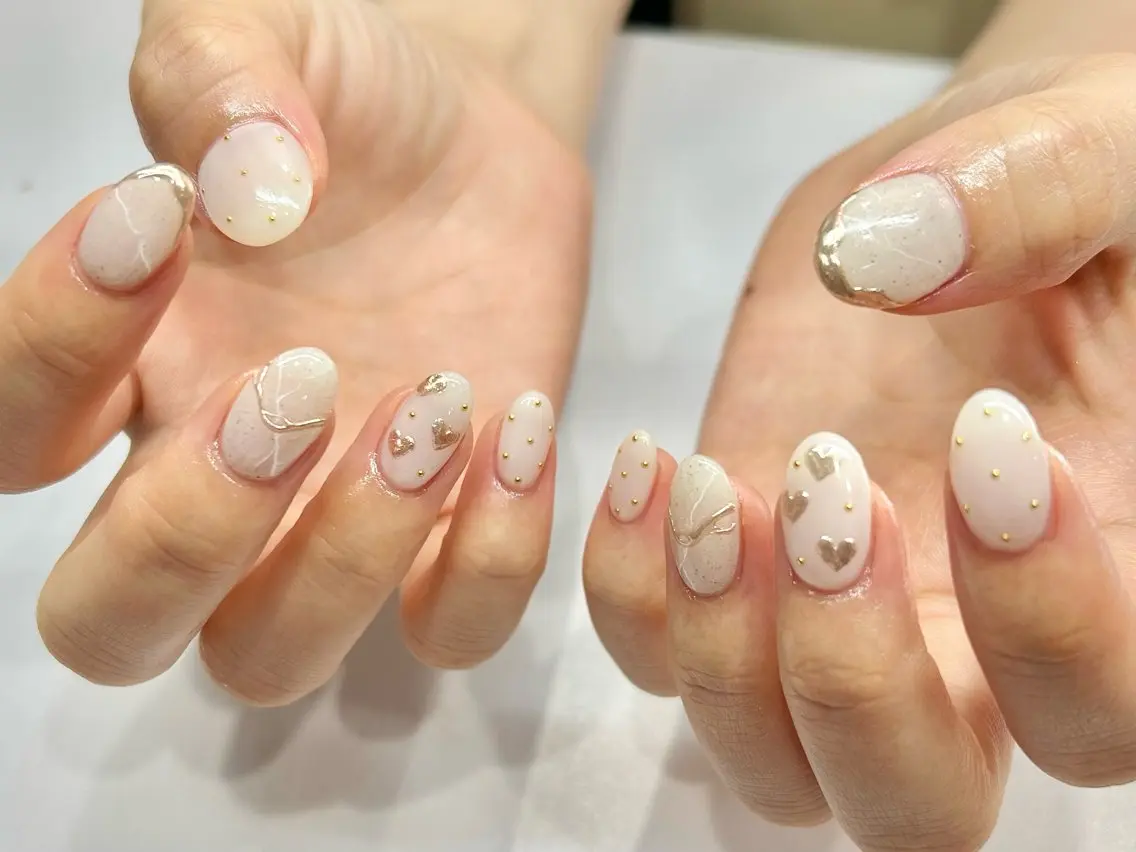 ネイル 持ち込み ハンドネイル welina Miyukiのネイルデザイン