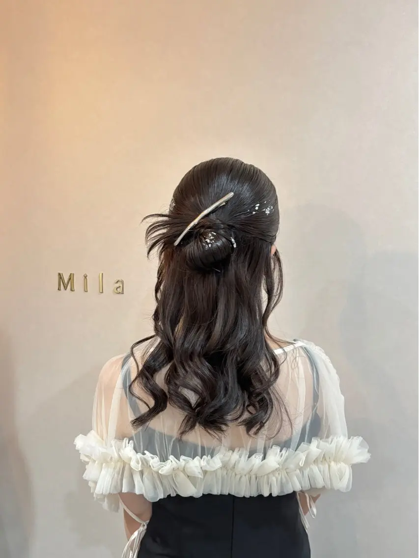 ヘアアレンジ Mila hinaのヘアスタイル