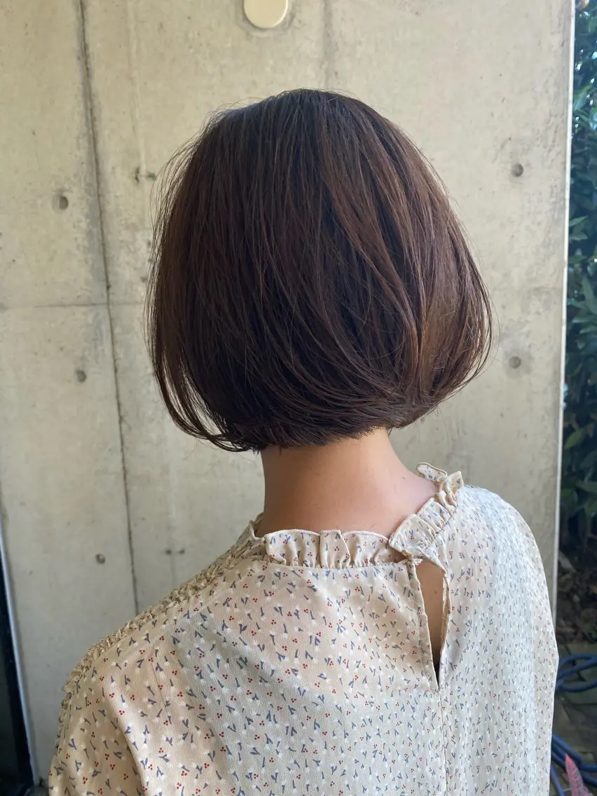 カット+オーガニックカラーの写真