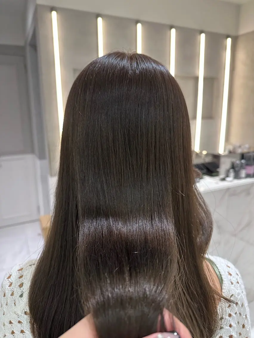 セミロング ヘアカラー Rino🎀/盛れる 顔周りカット🪽✩のヘアスタイル
