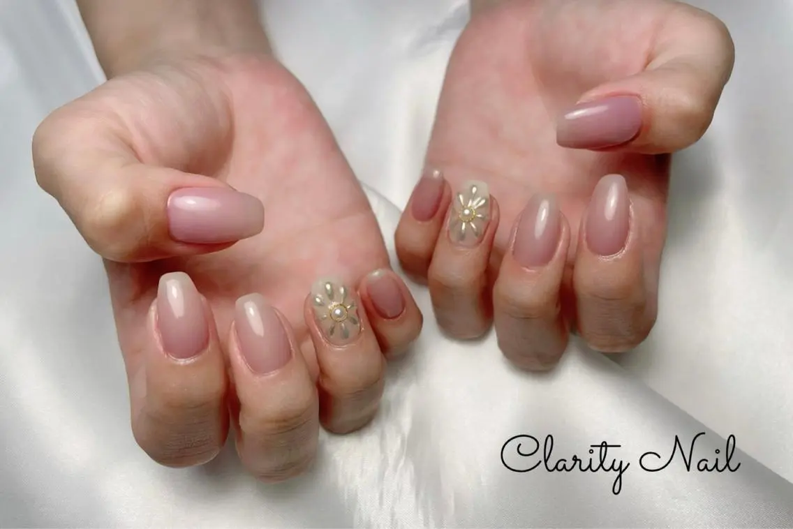 ネイル アートネイル 持ち込み ハンドネイル Clarity Nailのネイルデザイン