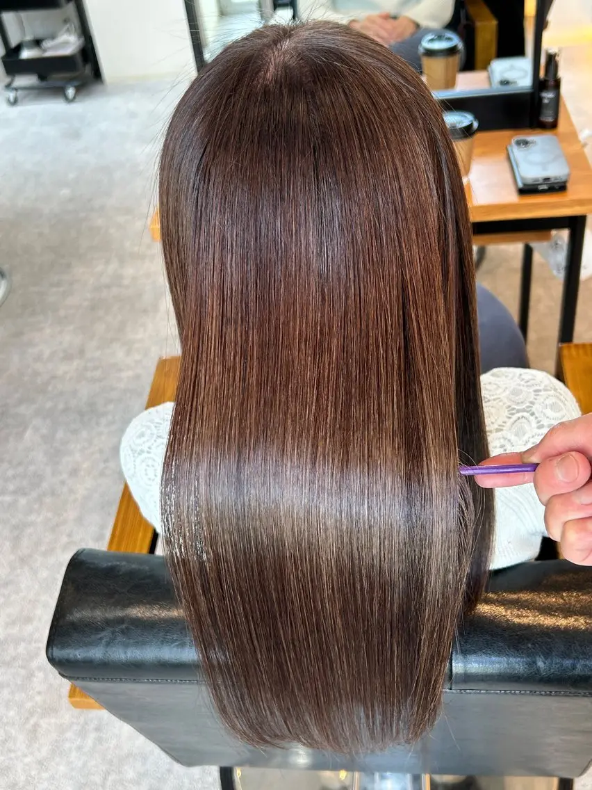 ロング トリートメント 酸熱トリートメント Free 増山太亮のヘアスタイル