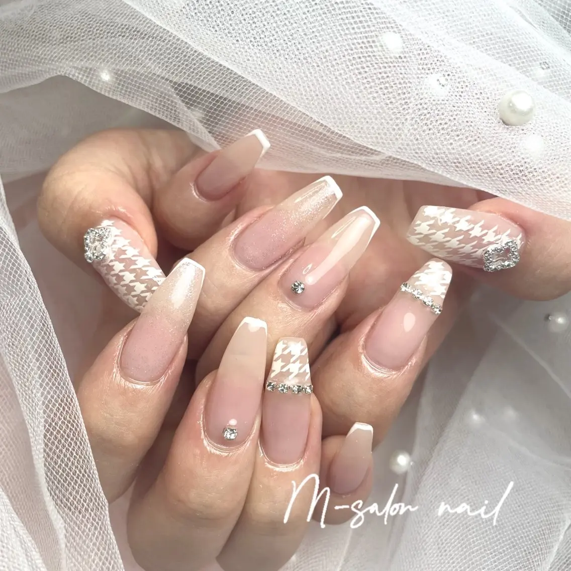 ネイル ハンドネイル 韓国/網紅/パーツ M-salonのネイルデザイン