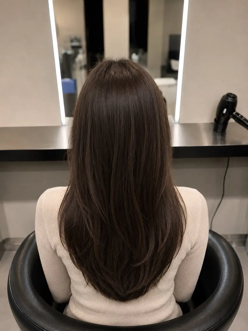 ミディアム カラー ブラウンカラー トリートメント 🌈ウルトワ水素 髪質改善naru🌈のヘアスタイル