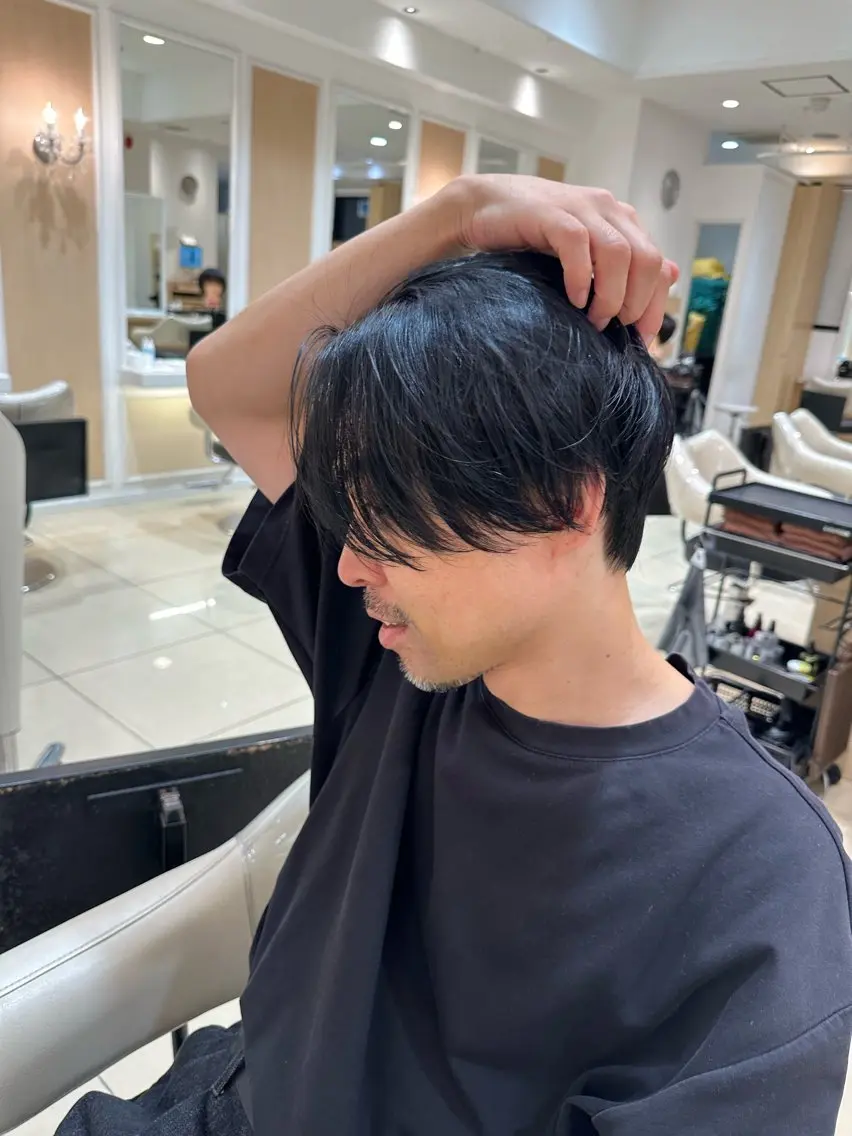 【1番人気🩵】メンズ似合わせカット+眉カット✨✨の写真