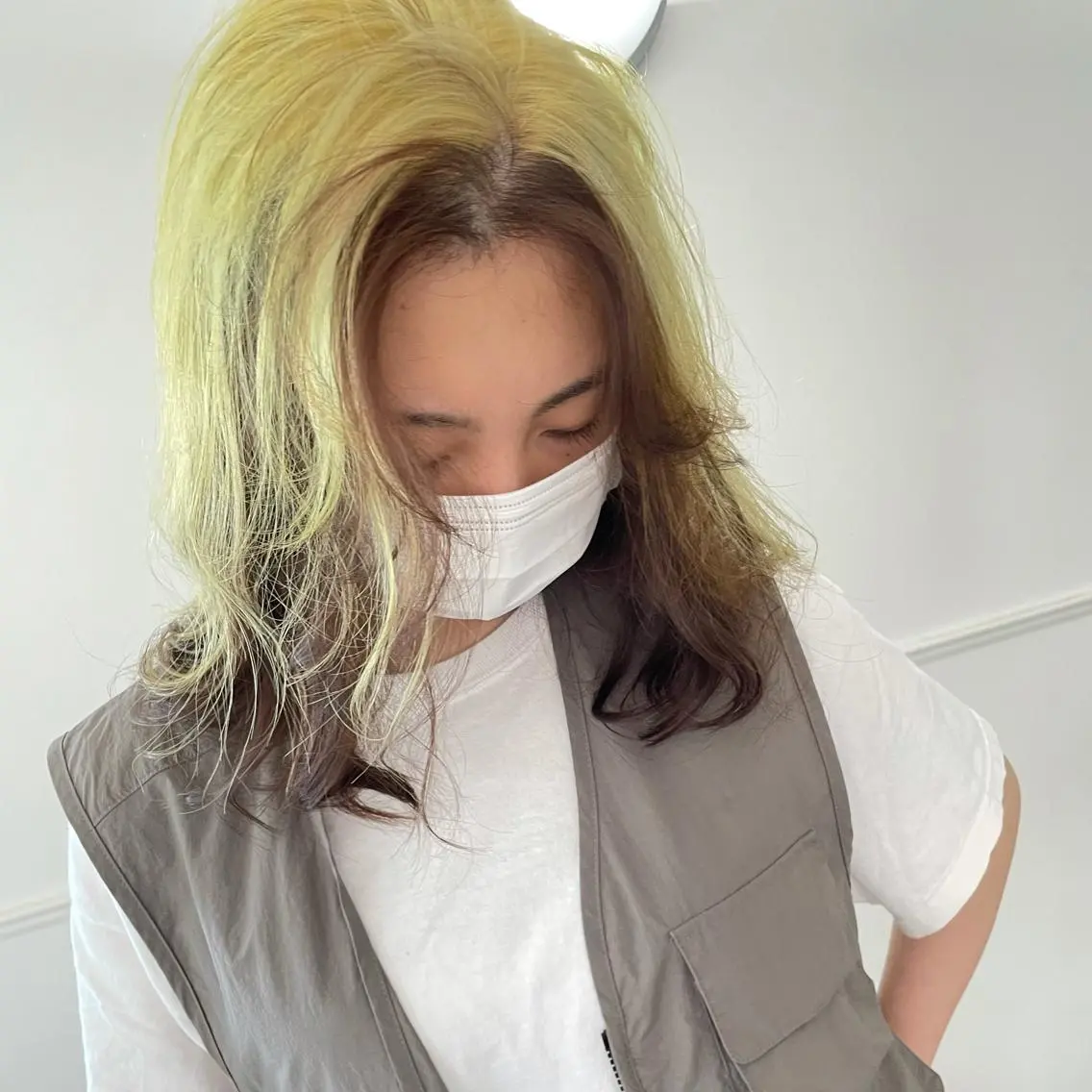 ロング ヘアカラー トリートメント Lit.豊橋 夏目のヘアスタイル