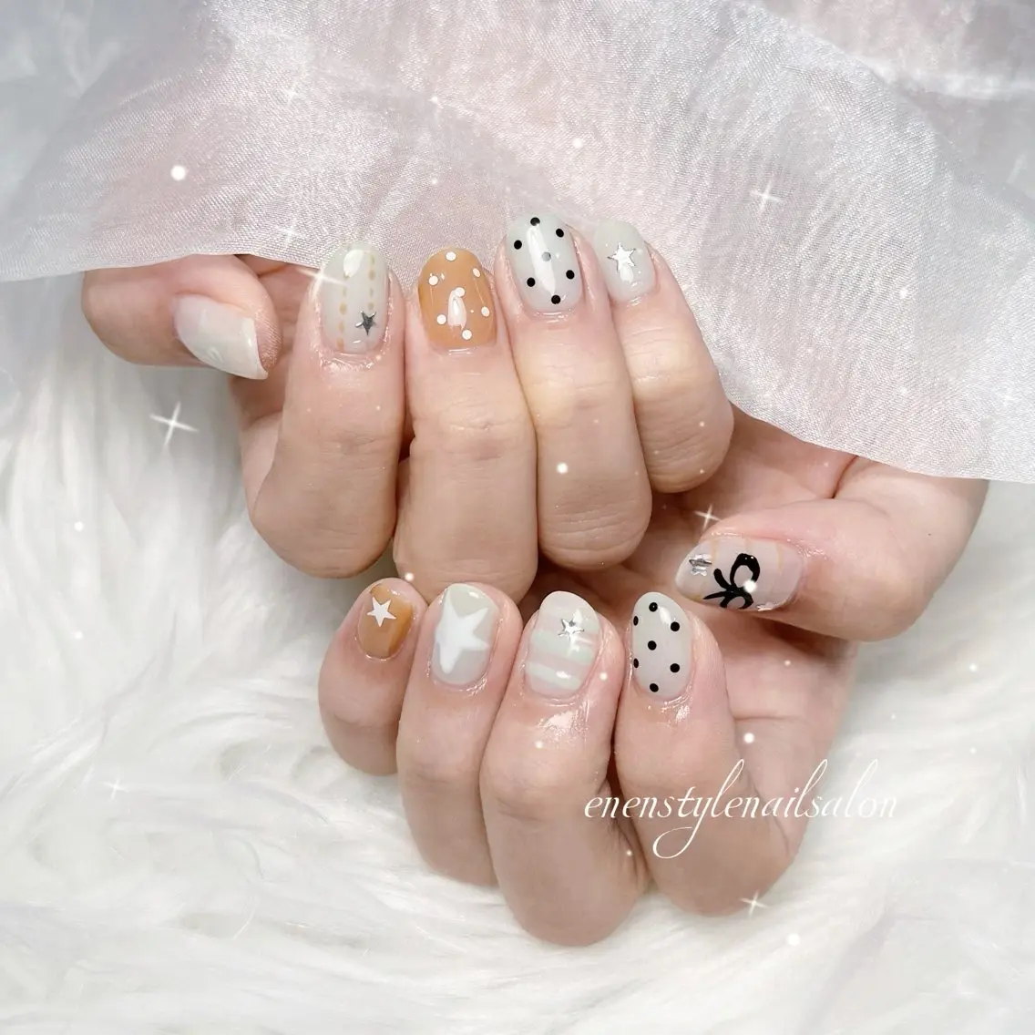 ネイル ハンドネイル 🐾enen style 🐾のネイルデザイン