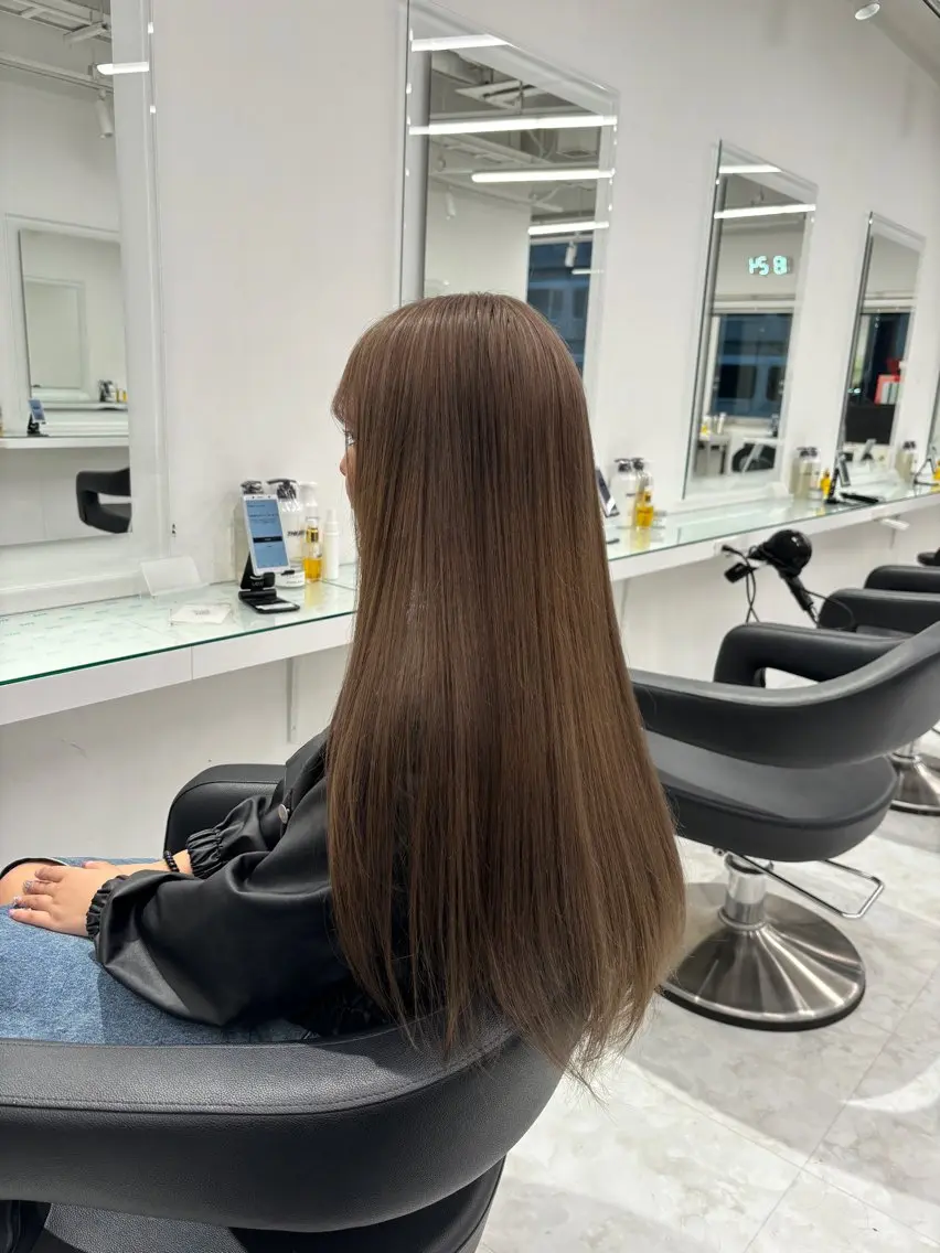 ロング カラー 💖ミルクティー💖 あかり💖のヘアスタイル
