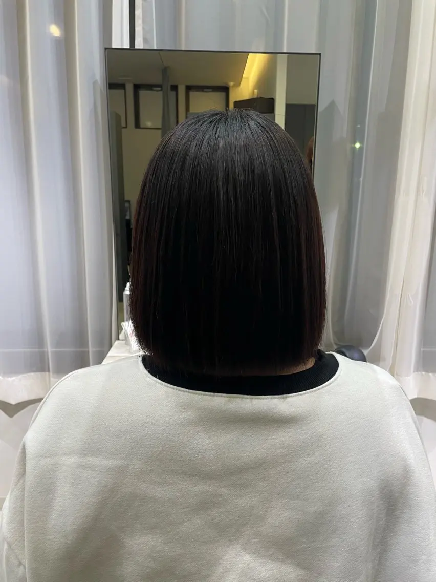 ミディアム 横田 愛梨のヘアスタイル