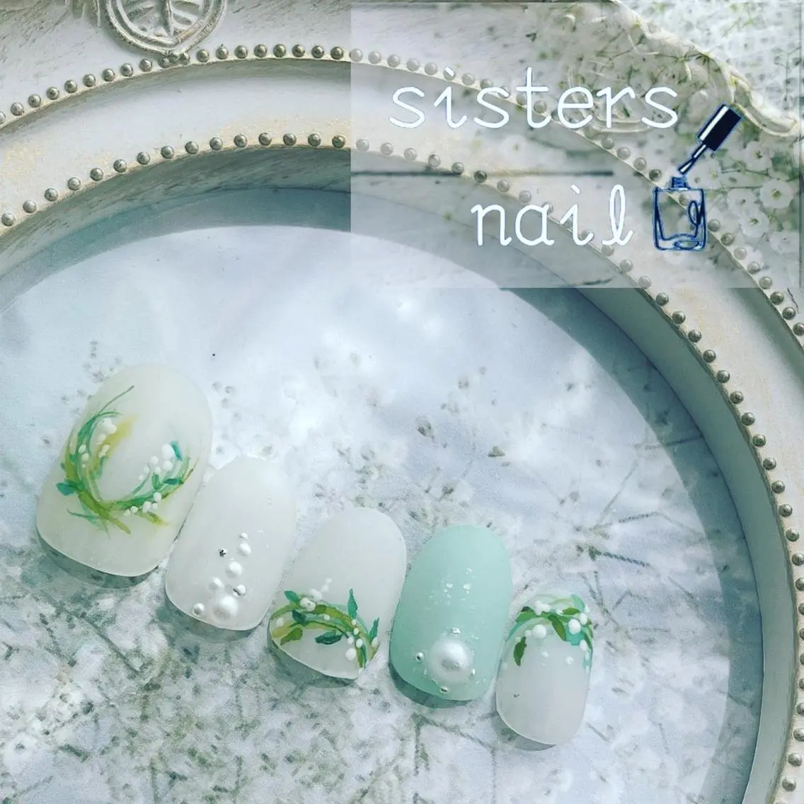 ネイル アートネイル フラワーネイル マットネイル ニュアンスネイル オフィスネイル sisters nail.fのネイルデザイン