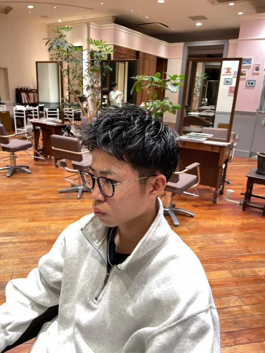 ショート メンズ スパイキーショート ショートヘア 大阪梅田/ショート ボブ/イナバリヤトのヘアスタイル