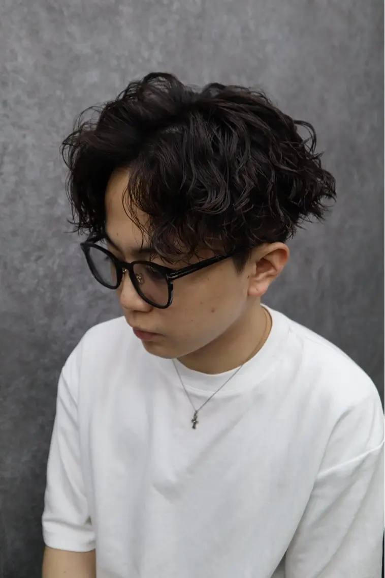 パーマ メンズ カット パーマ 🔥メンズ職人🔥 ✂️加瀬澤駿✂️のヘアスタイル