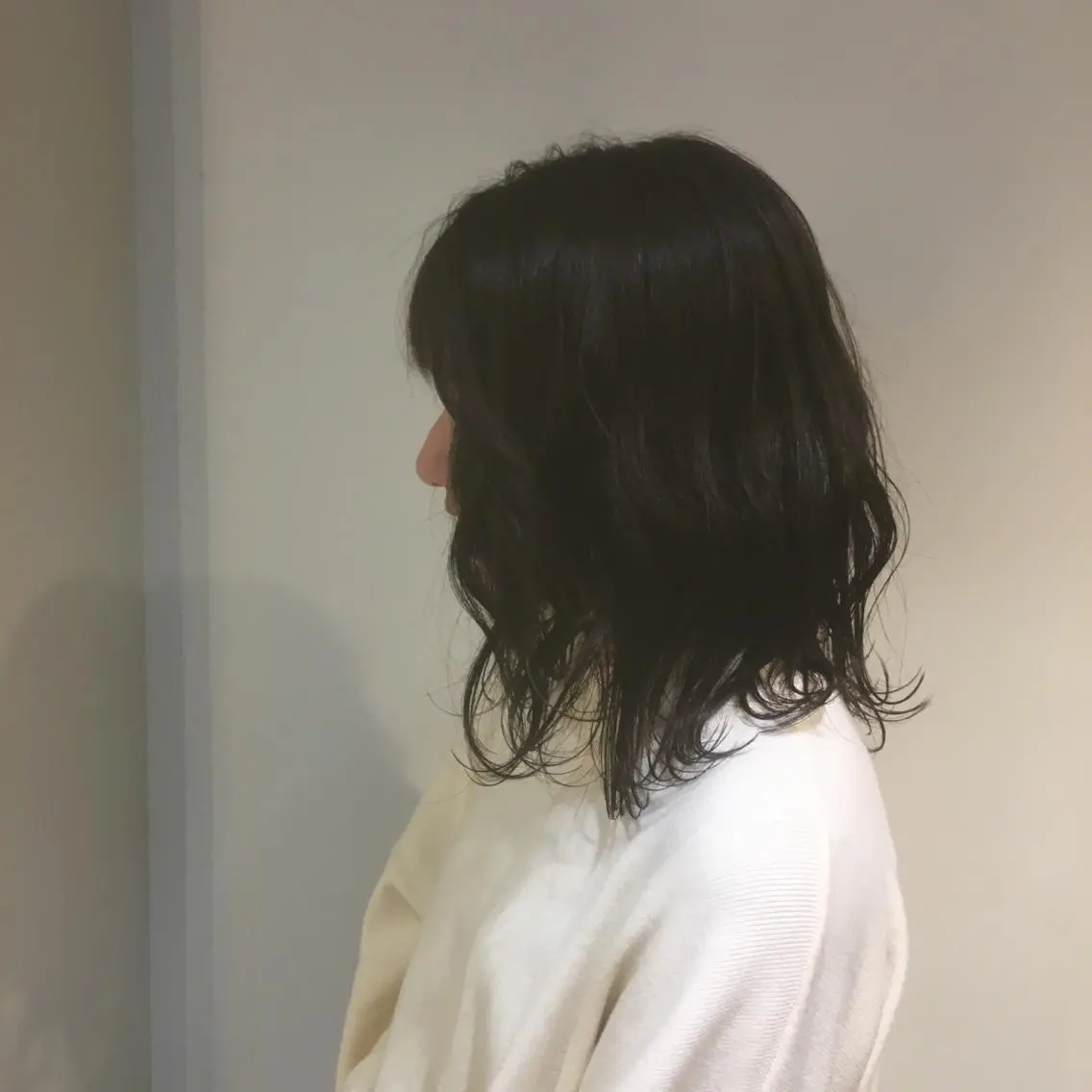 セミロング カラー カット ヘアカラー トリートメント しのはら まどかのヘアスタイル