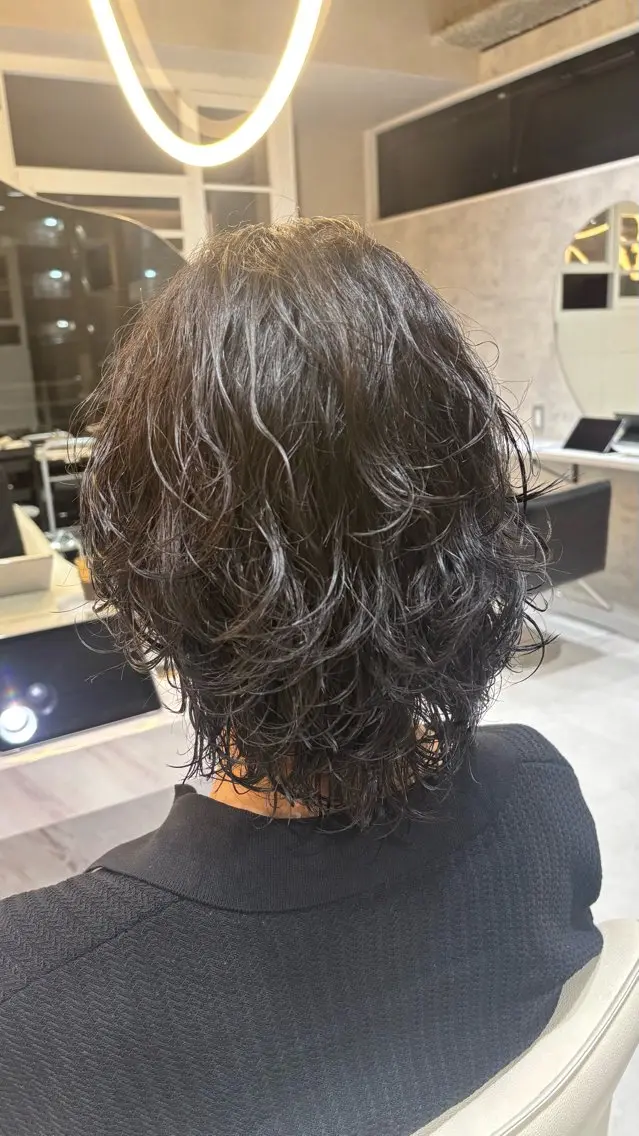ミディアム パーマ Chu /Mizukiのヘアスタイル