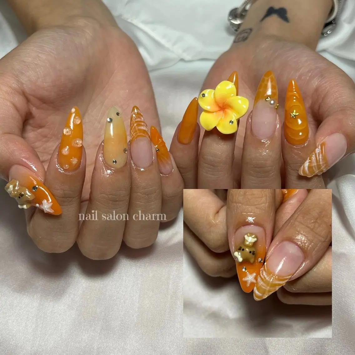 ネイル ハンドネイル nail salon charmのネイルデザイン