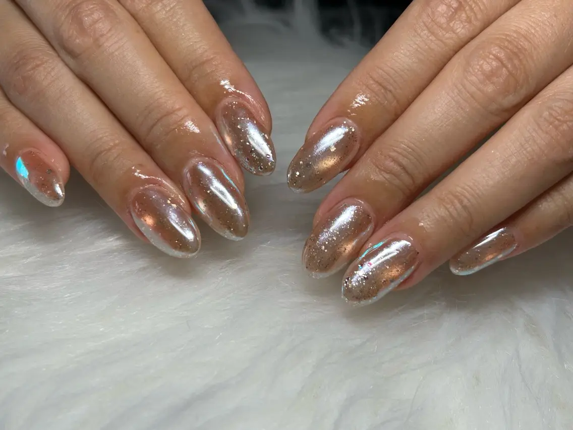 ネイル オーロラネイル マグネットネイル r.nail BY 森山🦋のネイルデザイン