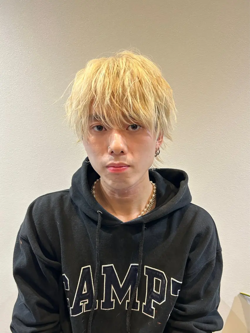 ショート カット ヘアカラー トリートメント メンズ特化🔥再現度 高カット/パーマ/元のヘアスタイル