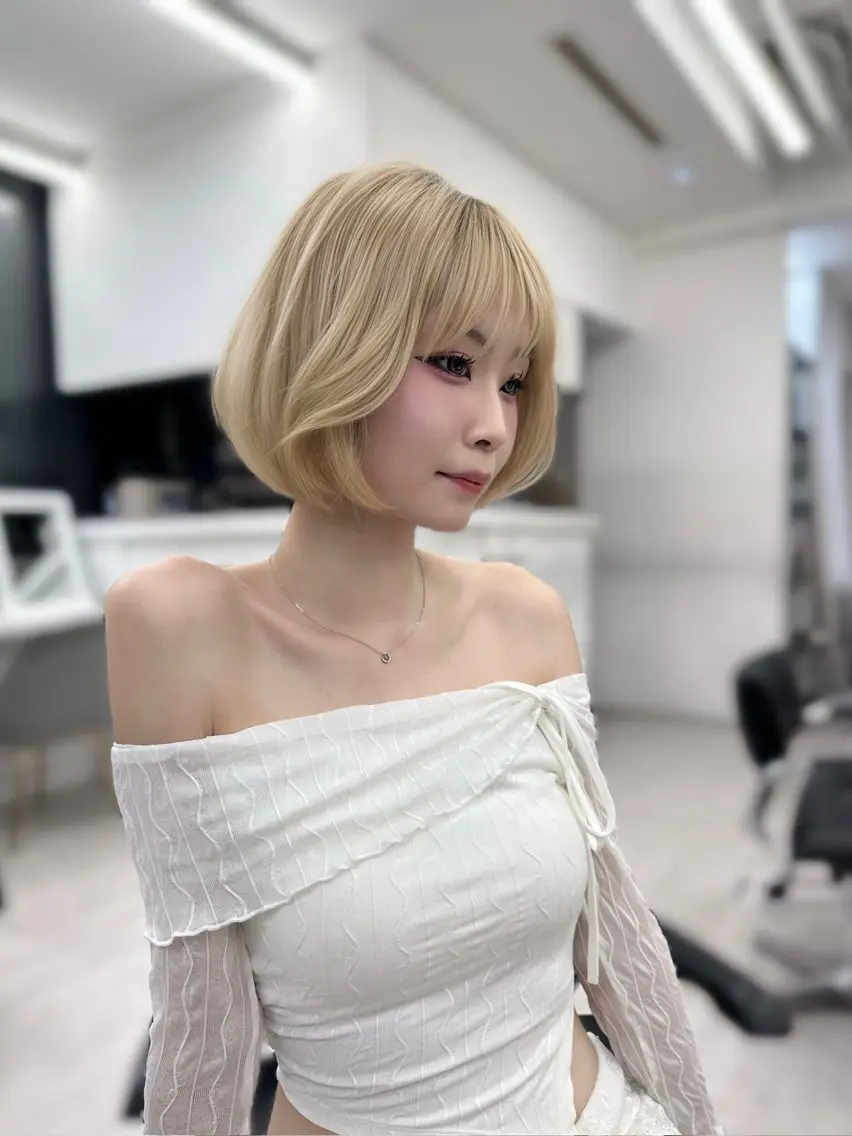 ショート なつき🎀韓国ヘア /透明感カラーのヘアスタイル