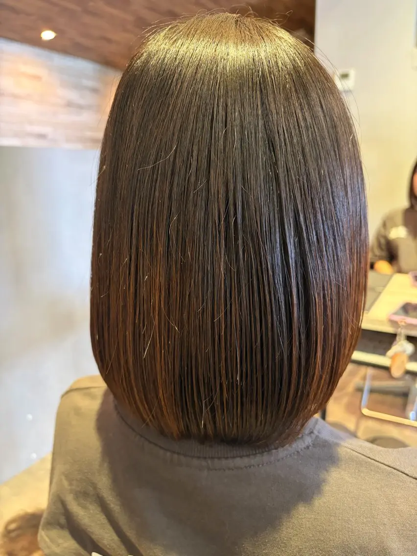 カット ✨縮毛矯正モデル✨ RURUのヘアスタイル