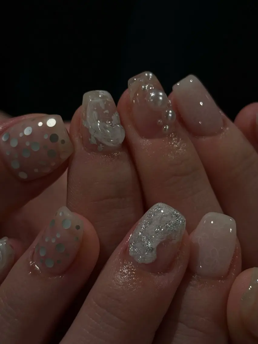 ネイル カジュアル クリアネイル 持ち込み ニュアンスネイル オフィスネイル filonnail /　kotoneのネイルデザイン