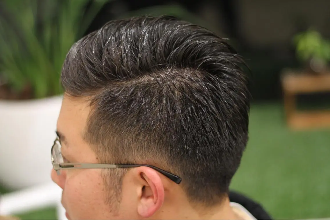 メンズ 七三 矢島 真樹のヘアスタイル