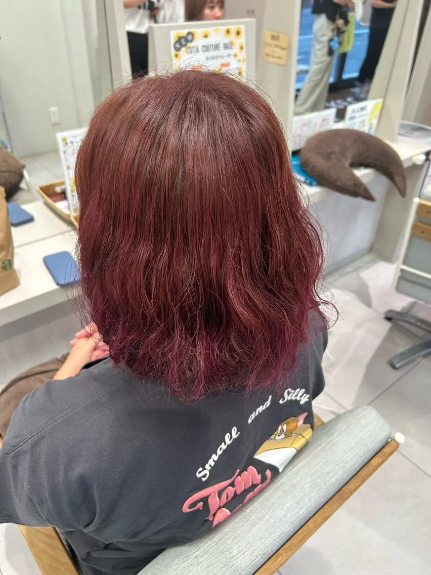 ミディアム カラー ヘアカラー CRECE 🪅小森 くるみのヘアスタイル