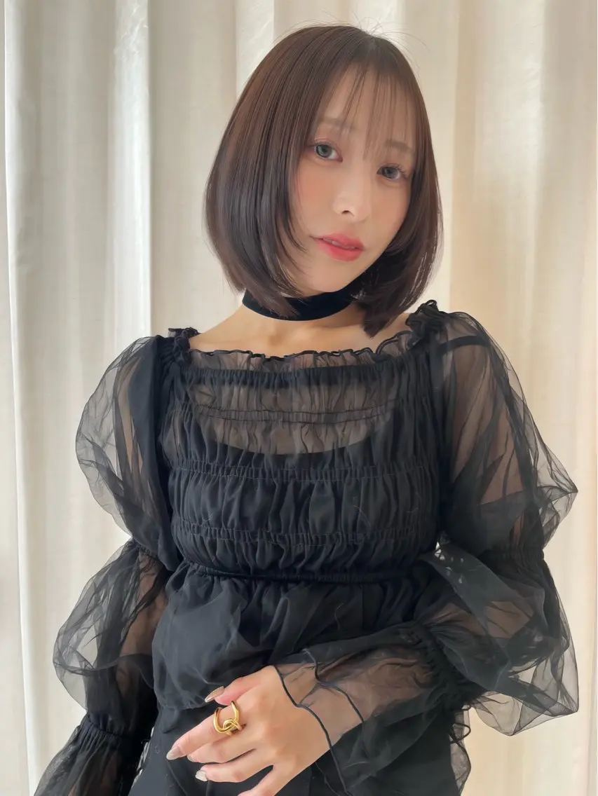 ショート カット 縮毛矯正 トリートメント 髪質改善／レイヤー ハッシュカットひなたのヘアスタイル