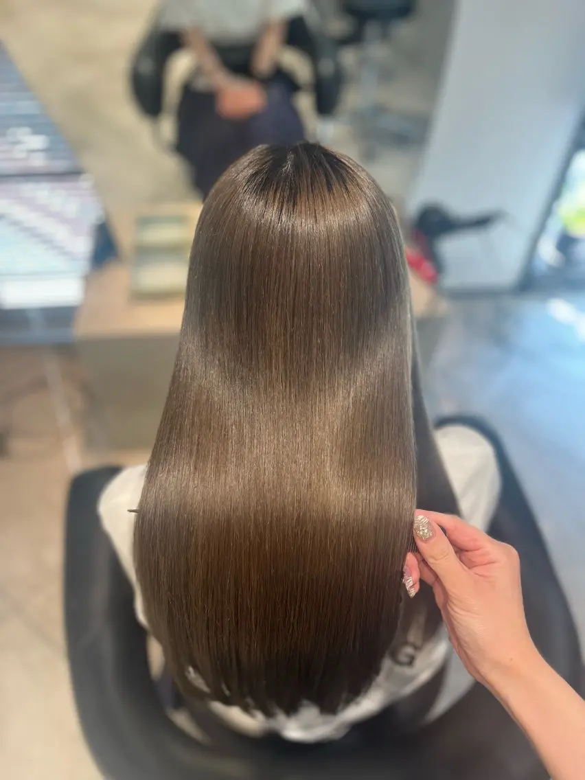 ロング パーマ 縮毛矯正 トリートメント 🫧美髪縮毛矯正🫧 Haruのヘアスタイル