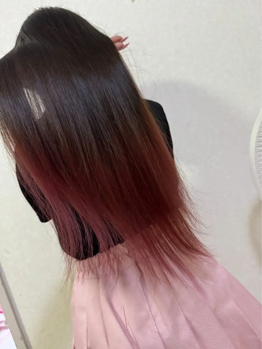 ロング ヘアカラー 清水 美香のヘアスタイル