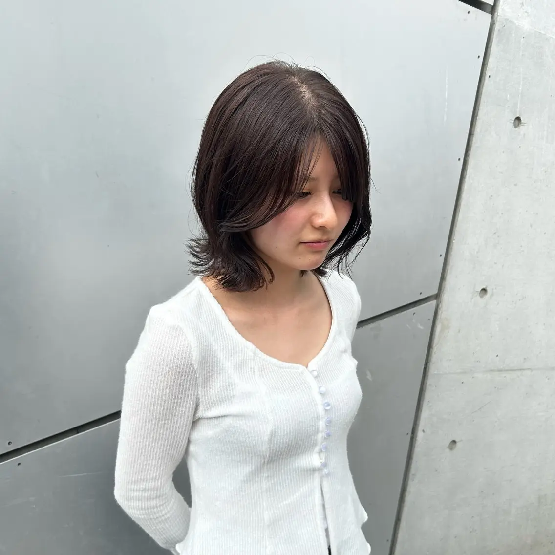 ミディアム ヘアカラー 脇坂 花菜子の眉毛・アイブロウイメージ