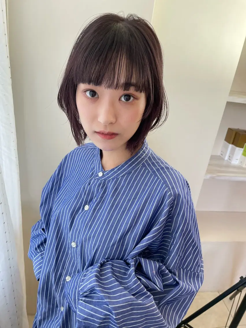 【平日限定】透明感カラー+カット+艶トリートメントの写真