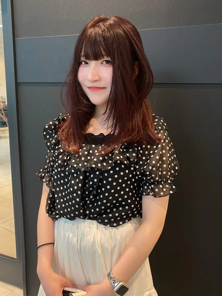 ロング カラー ロング カット ヘアカラー トリートメント mai / linoah˚✧のヘアスタイル