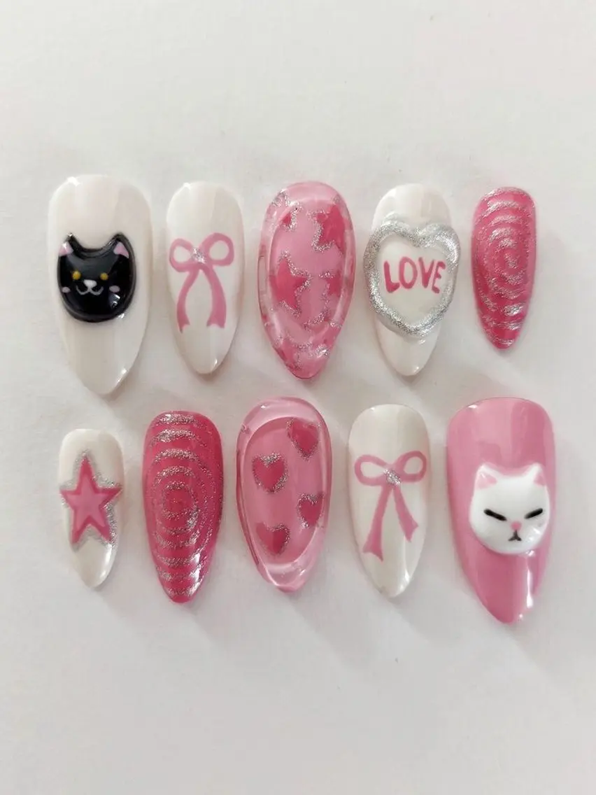 スペジャル持ち込みデザイン(10本)🎀自爪🎀の写真